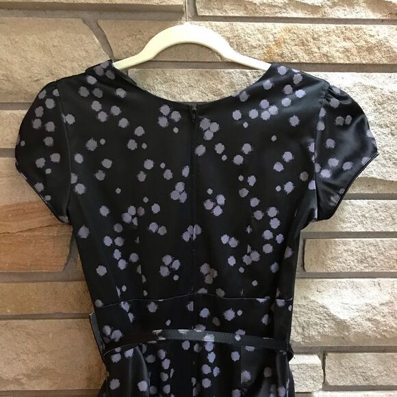 Stop Staring! Dress Black Celebrity Dot 1950s Wiggle Midi Retro Cocktail Medium - Picture 11 of 16